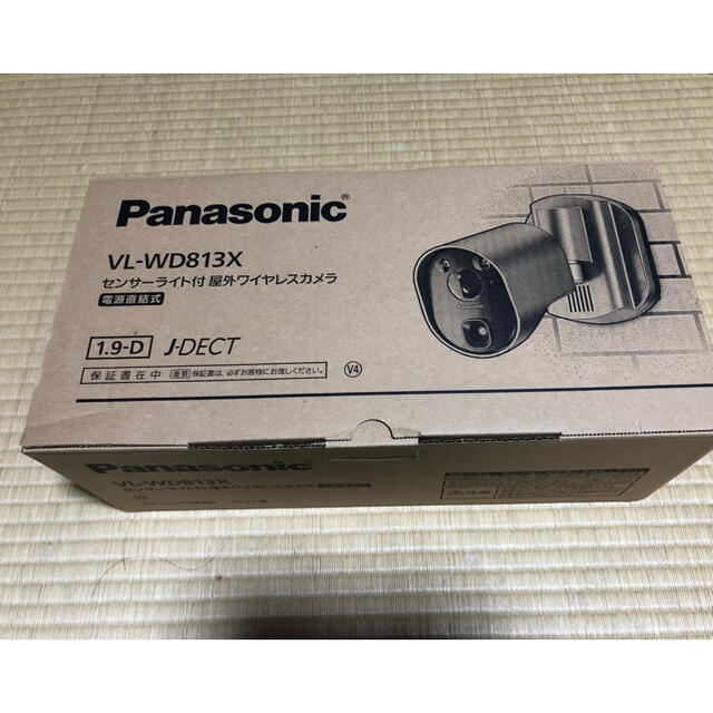 Panasonic センサー付 屋外ワイヤレスカメラ VL-WD813X