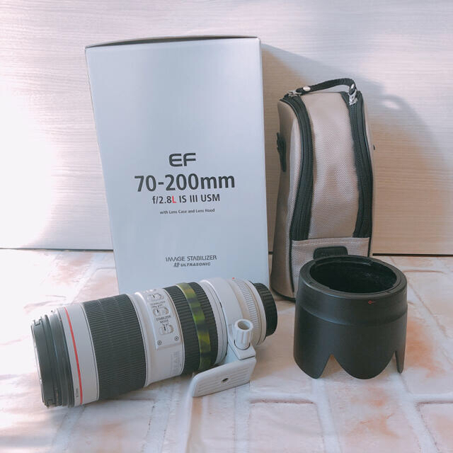 Canon(キヤノン)の【美品】Canon EF70-200mm f2.8L IS Ⅲ USM スマホ/家電/カメラのカメラ(レンズ(ズーム))の商品写真