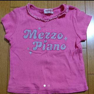 メゾピアノ(mezzo piano)のmezzo piano 100センチ Tシャツ(Tシャツ/カットソー)