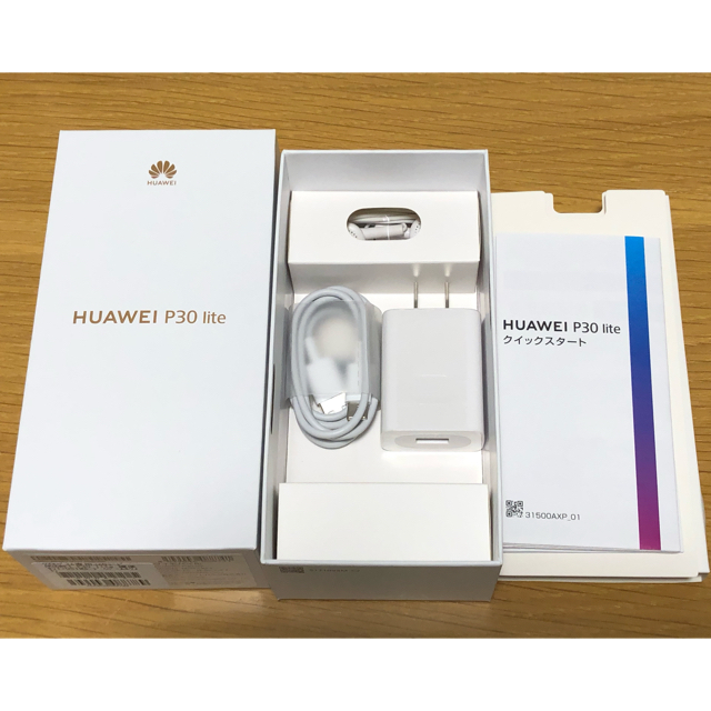 HUAWEI(ファーウェイ)のHUAWEI P30 lite パールホワイト　64GB  Y!mobile スマホ/家電/カメラのスマートフォン/携帯電話(スマートフォン本体)の商品写真