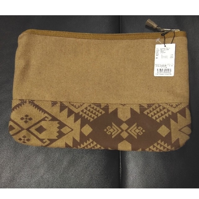 PENDLETON(ペンドルトン)の●新品未使用タグ付●ペンドルトン クラッチバッグ ベージュ 茶色 メンズ  メンズのバッグ(セカンドバッグ/クラッチバッグ)の商品写真