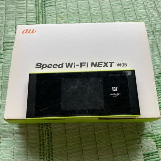 エーユー(au)のSpeed Wi-Fi NEXT W05(その他)