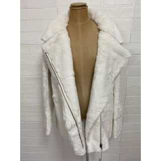 スコットクラブ(SCOT CLUB)の新品★ スコットクラブ系列★Ample★ファーコート★オフホワイト(毛皮/ファーコート)