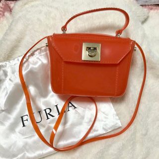 フルラ(Furla)のフルラ　キャンディバッグ　ミニ　オレンジ(ショルダーバッグ)