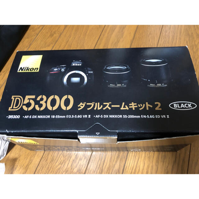 大切な Nikon - BLACK ダブルズームキット2 D5300 Nikon デジタル一眼