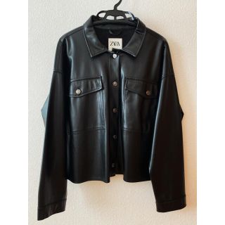 ザラ(ZARA)のZARA レザーシャツ(シャツ/ブラウス(長袖/七分))