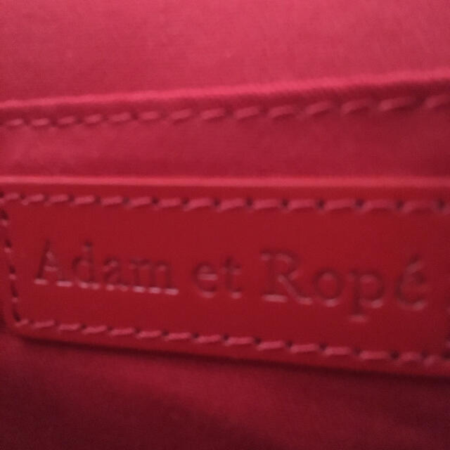 Adam et Rope'(アダムエロぺ)の最終お値下げアダムエロペ  Adam et Rope ショルダーバッグ RED レディースのバッグ(ショルダーバッグ)の商品写真