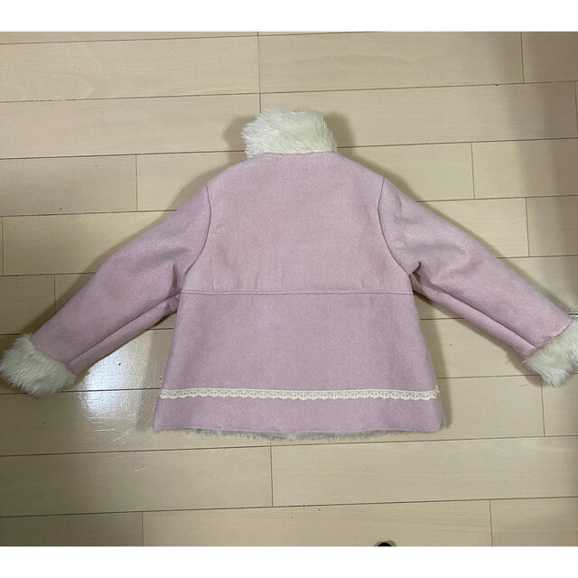 Souris(スーリー)の★新品　スーリー　ムートンコート　120 キッズ/ベビー/マタニティのキッズ服女の子用(90cm~)(コート)の商品写真