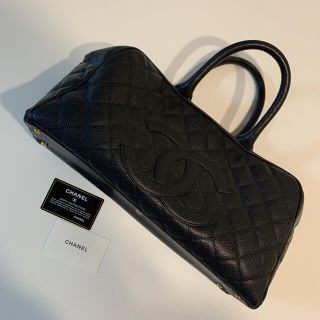 シャネル(CHANEL)の♡CHANELシャネル キャビアスキン　マトラッセ　ボストンバッグ♡(ハンドバッグ)