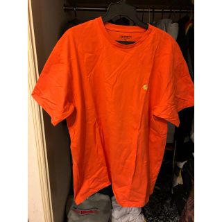 カーハート(carhartt)のカーハート Tシャツ　オレンジ(Tシャツ/カットソー(半袖/袖なし))