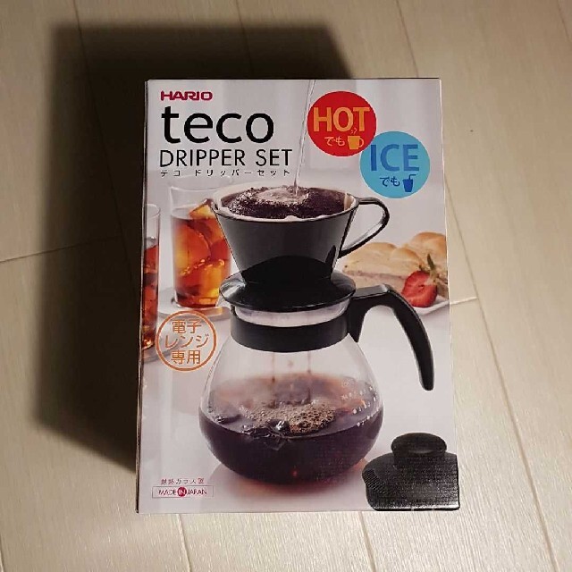 HARIO(ハリオ)のハリオ Teco Dripper Set 1000ml スマホ/家電/カメラの調理家電(コーヒーメーカー)の商品写真