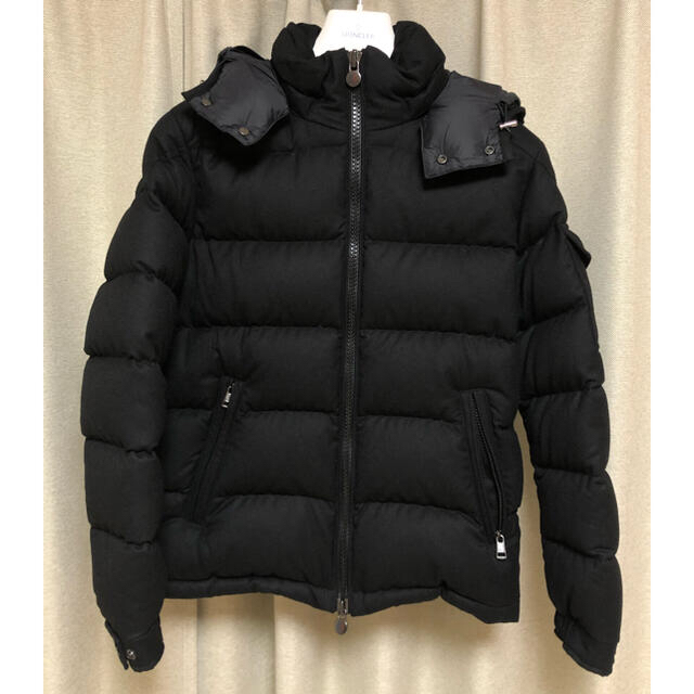 モンクレール モンジュネーブル 黒 サイズ1 moncler - ダウンジャケット