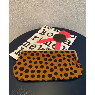 マリメッコ(marimekko)のマリメッコ　ピルプトパルプト　がま口ポーチ　完売商品(ポーチ)