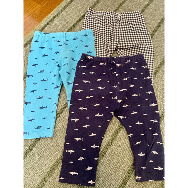 UNIQLO(ユニクロ)のユニクロ　レギンス 3枚セット　100 キッズ/ベビー/マタニティのキッズ服男の子用(90cm~)(パンツ/スパッツ)の商品写真