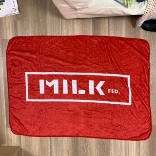 ミルクフェド(MILKFED.)の（レア）ミルクフェド　MILKFED ノベルティ　ブランケット(タオルケット)