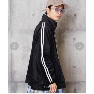 ザラ(ZARA)のオーバーサイズジップアップベロアジャージ ジャケット(ジャージ)