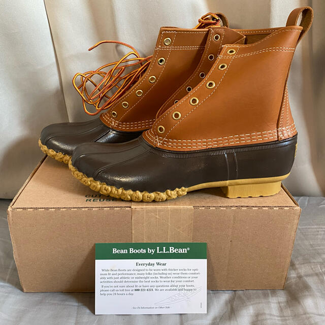 約11cmソール縦全長L.L.BEAN エルエルビーンブーツ8インチ 9D 新品未使用 2013年製