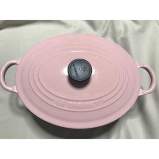 ル・クルーゼ ココット オーバル シフォン ピンク