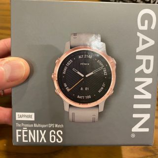 ガーミン(GARMIN)のgamin fēnix 6S Sapphire Gray RoseGold(腕時計(デジタル))