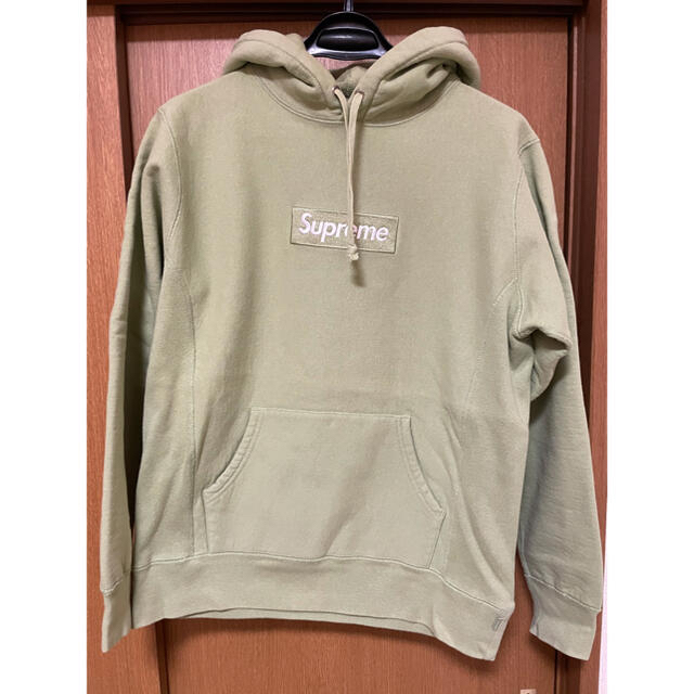 supreme 16AW box logo sweatshirts sage M