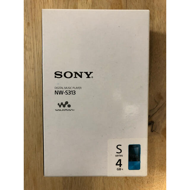 SONY(ソニー)のSONY ウォークマン NW-S313 4GB Blue スマホ/家電/カメラのオーディオ機器(ポータブルプレーヤー)の商品写真