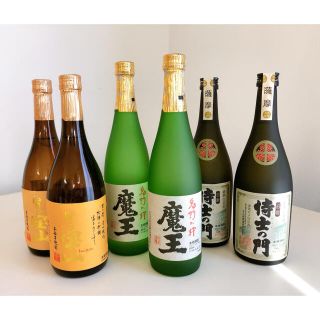 akiyy様専用【プレミア芋焼酎720ml 6本セット】魔王　富乃宝山　侍士の門(焼酎)