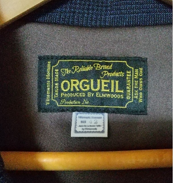 STUDIO D'ARTISAN(ステュディオダルチザン)のオルゲイユ OR-4108B Dress Glen Check Jacket メンズのジャケット/アウター(テーラードジャケット)の商品写真