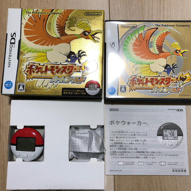 【たかぽん様専用】ポケットモンスター ハートゴールド DS ポケウォーカー付き | フリマアプリ ラクマ