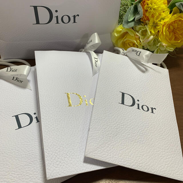 Dior(ディオール)のDIOR小ショッパー3枚 レディースのバッグ(ショップ袋)の商品写真