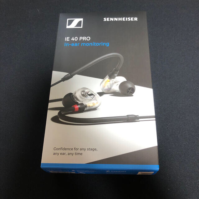 ヘッドフォン/イヤフォンSENNHEISER ゼンハイザー　IE 40 PRO CLEAR 完動品