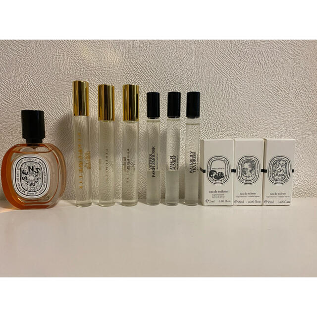 diptyque(ディプティック)の香水7本セット+サンプル3個 コスメ/美容の香水(香水(女性用))の商品写真