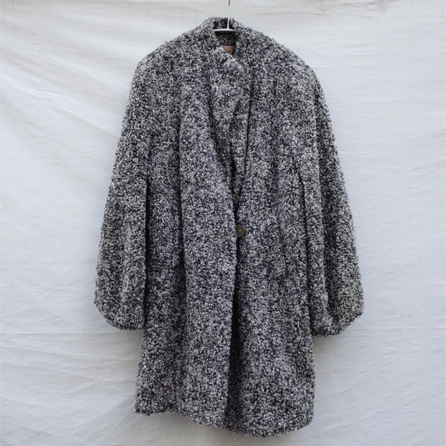 40-50's Vintage Loop yarn melange coat