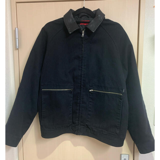 Supreme(シュプリーム)のSupreme leather collar work jacket メンズのジャケット/アウター(レザージャケット)の商品写真