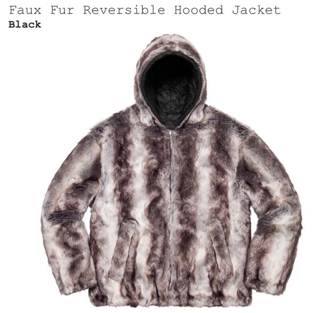 【新品】Faux Fur Reversible Hooded Jacket 1