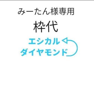 【みーたん様専用】枠代(リング(指輪))