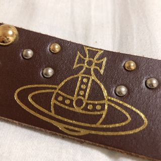 ヴィヴィアンウエストウッド(Vivienne Westwood)のヴィヴィアン vivienne 革 ベルト レザー 新品 ブラウン スタッズ(ベルト)