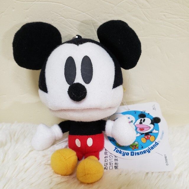 Disney(ディズニー)のミッキー　ぬいぐるみ　ストラップ エンタメ/ホビーのおもちゃ/ぬいぐるみ(ぬいぐるみ)の商品写真