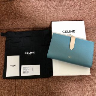 セリーヌ(celine)の【本物】定価¥97,900- セリーヌ ラージ ストラップウォレット(財布)