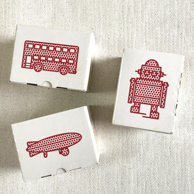 MUJI (無印良品) - 無印良品 ブリキ玩具 バス ロボット 飛行船の MUJI (無印良品) - 無印良品 ブリキ玩具 バス ロボット 飛行船の