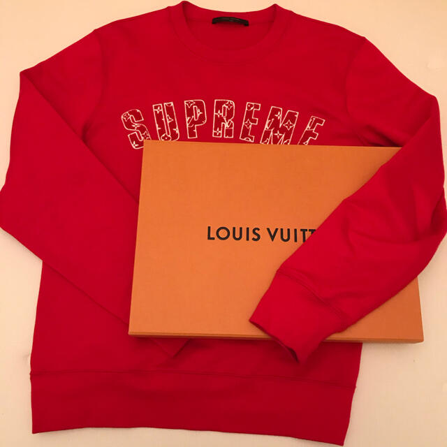 LOUIS VUITTON - 値下❗️早い者勝ち‼️Louis Vuitton x Supreme スウェット