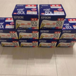 EPSON - エプソン 純正 インクカートリッジ IC6CL80L ６色セット 10箱 ...