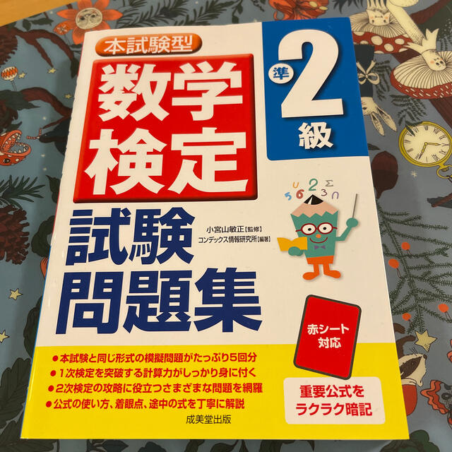 数学検定準２級試験問題集 本試験型 エンタメ/ホビーの本(資格/検定)の商品写真