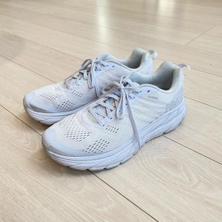 ナイキ(NIKE)の状態良好　HOKAONEONE 27.5cm 白スニーカー(スニーカー)