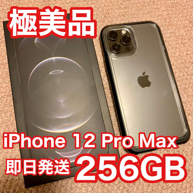 Apple スマホ/家電/カメラ iPhone 12 256GB SIMフリー グラファイト 256GB Max グラファイト Pro 柔らかな