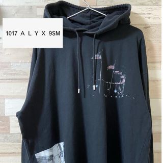 【ALYX】2019ss FLAG RING LS HOODED  XXLサイズ(パーカー)