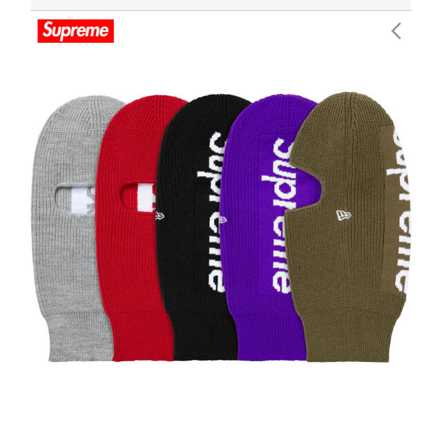 帽子supreme New Era Balaclava  ブラック