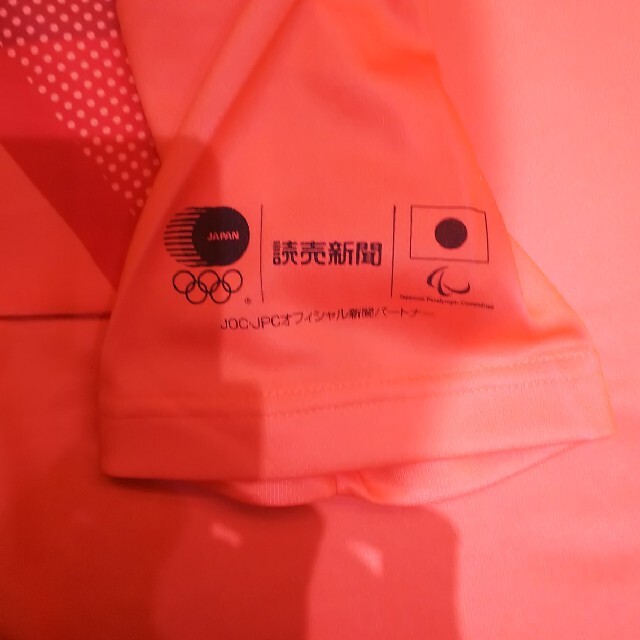 非売品 未使用 オリンピックTシャツ サンライズレッド Mサイズ 読売新聞