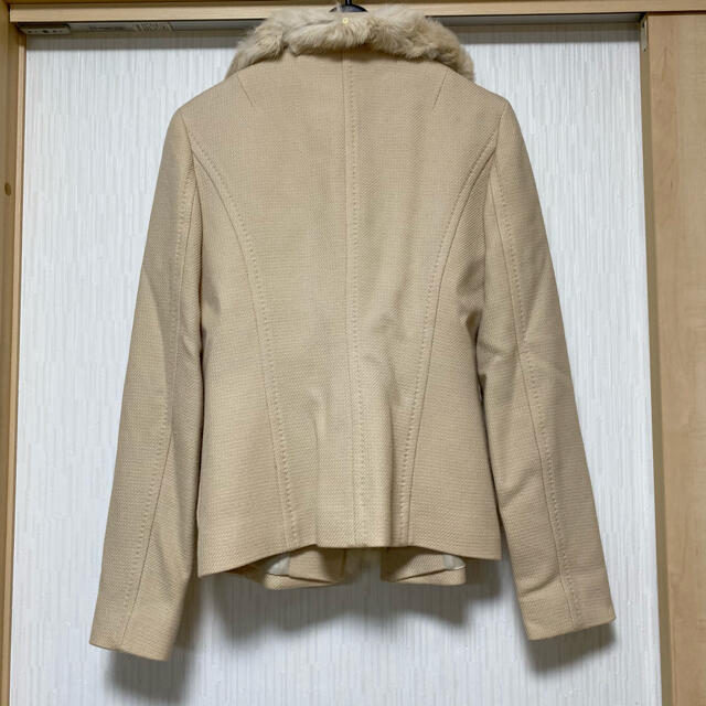 kumikyoku（組曲）(クミキョク)のKUMIKYOKU  ファー付きウールコート レディースのジャケット/アウター(毛皮/ファーコート)の商品写真