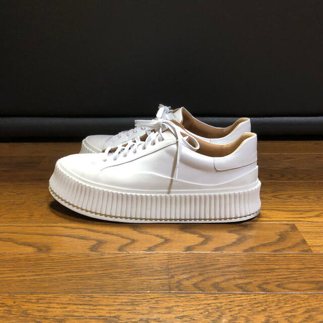 【美品】JIL SANDER ジルサンダー プラットフォームスニーカー 39