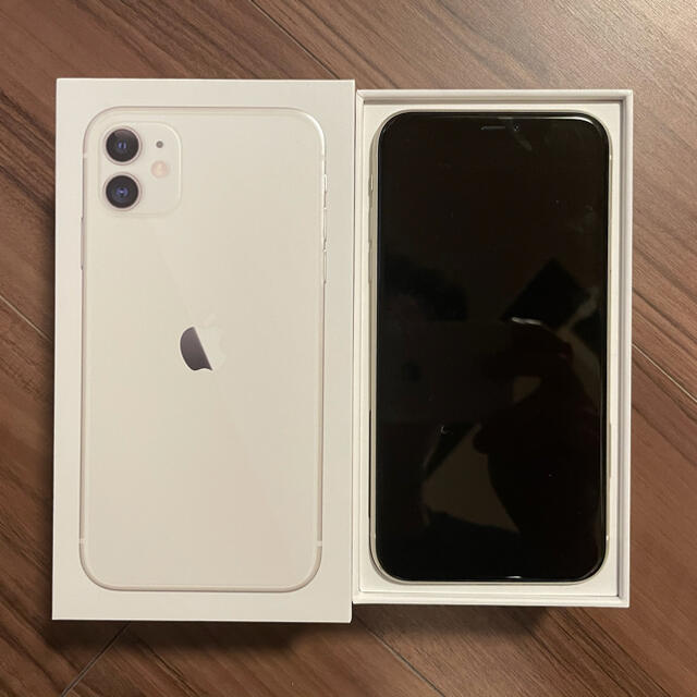 【超美品】iPhone11 64GB SIMフリー　ホワイト 本体